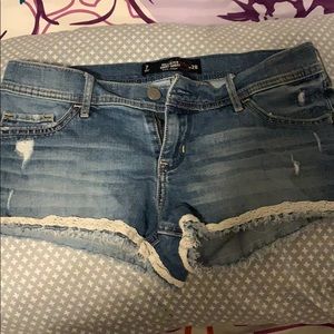 Hollister jean shorts